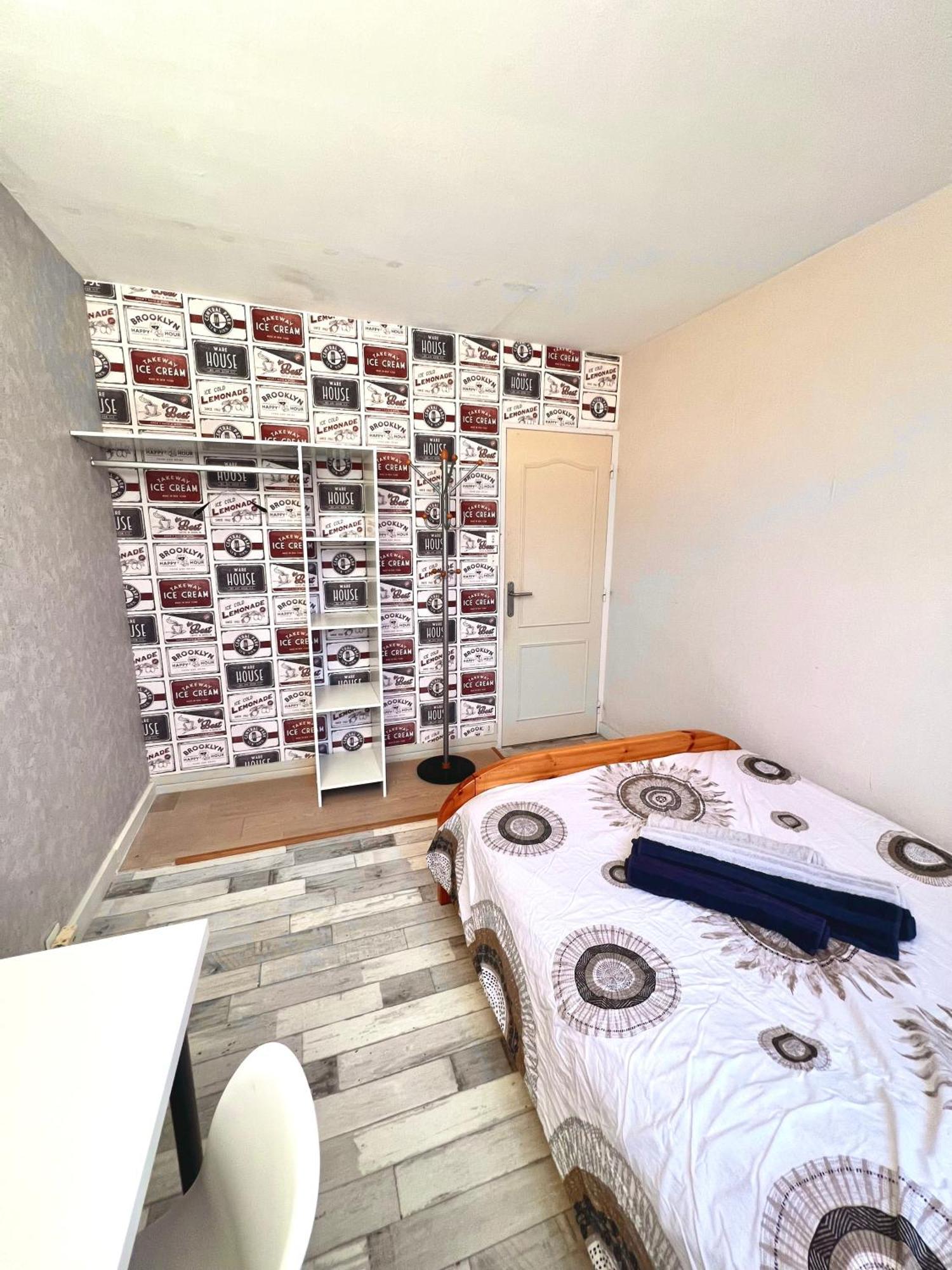 Appartement Proche Gare, 6 Voyageurs Et Stationnement Gratuit Reims Kültér fotó